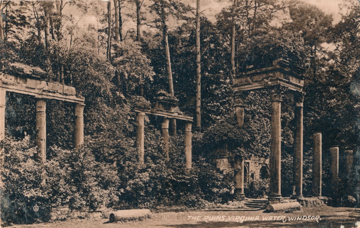 Rauniot, Virginia Water, Windsor, 1917 tekijältä Unbekannt