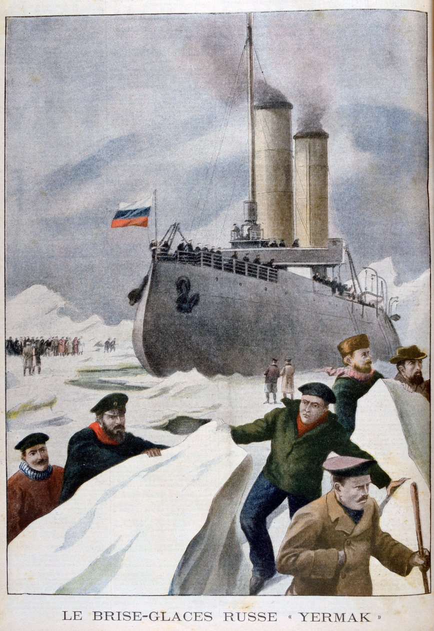 Venäläinen jäänmurtaja Yermak, 1902 tekijältä Unbekannt
