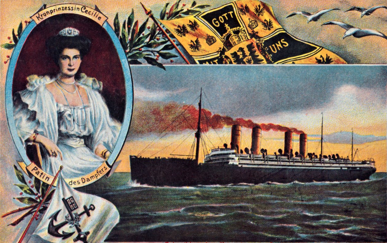 SS-kruununprinsessa Cecilie, 1910. tekijältä Unbekannt