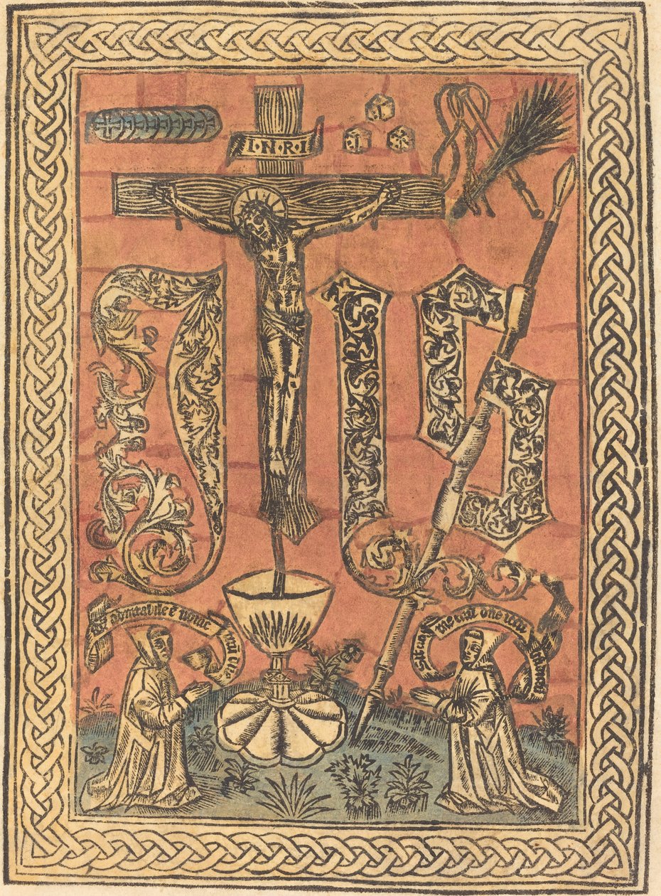 Pyhä monogrammi, n. 1500. tekijältä Unbekannt