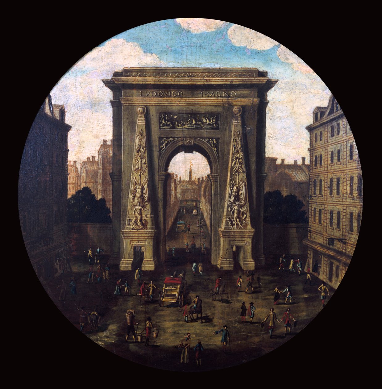 Saint-Denis-portti, Pariisi, 1600-luku tekijältä Unbekannt