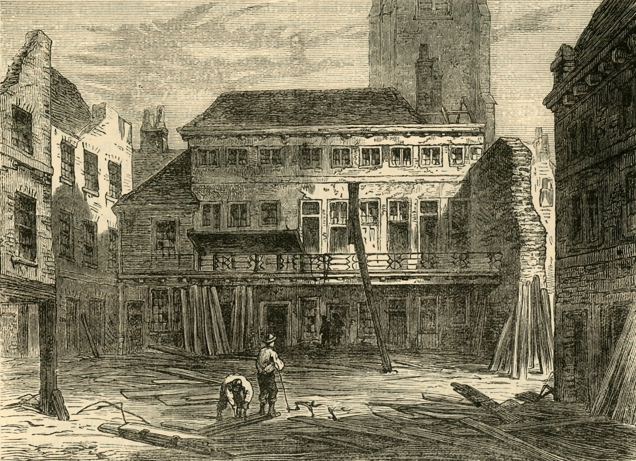 Saracens Head, Snow Hill, 1872. tekijältä Unbekannt