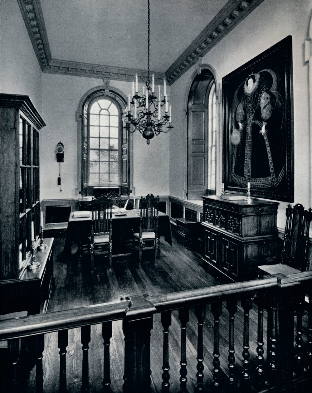 Sihteeritoimisto Capitolissa, yleiselle tuomioistuimelle ja neuvostolle omistetussa siivessä, vuonna 1938 tekijältä Unbekannt