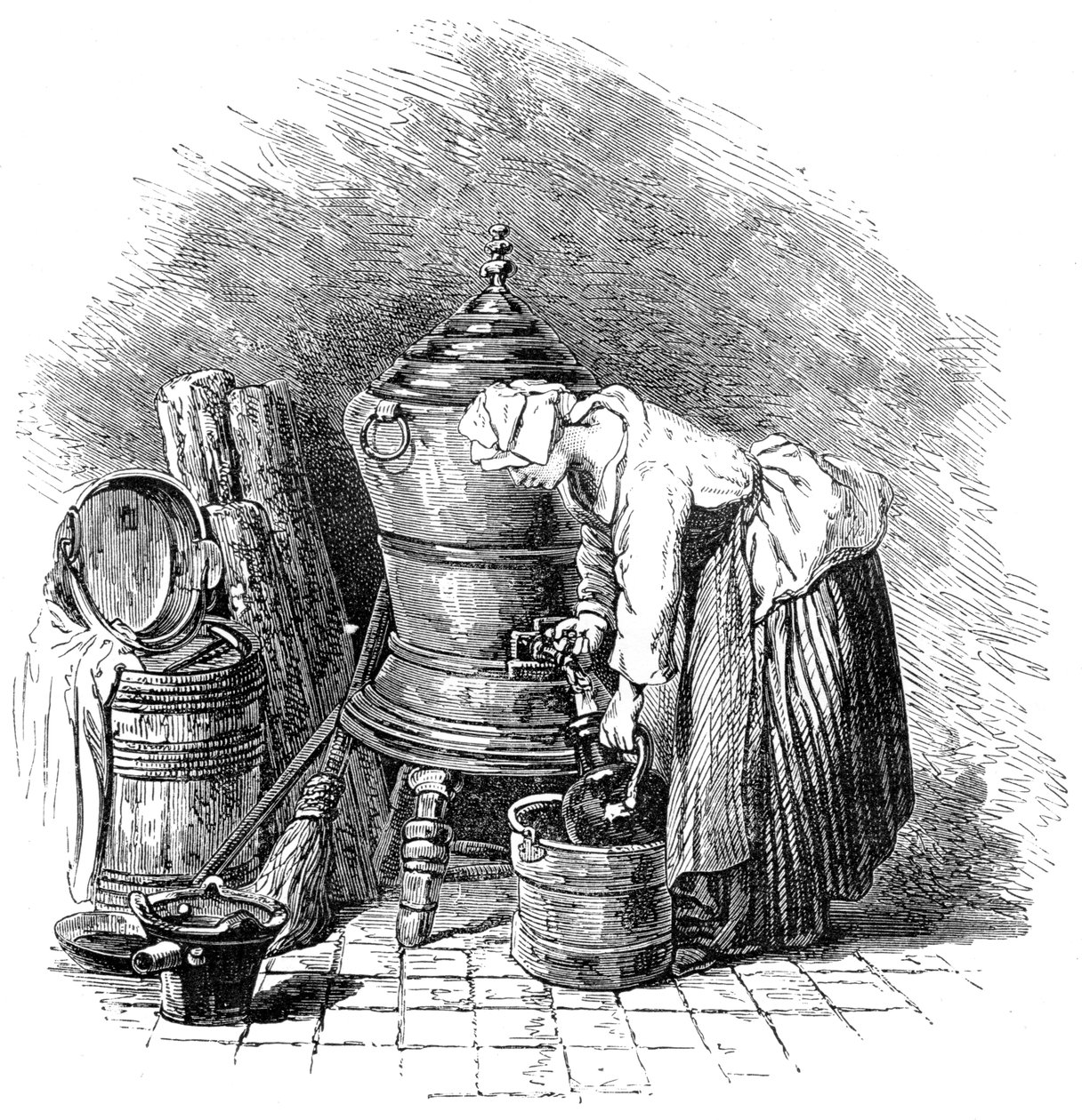 Palvelija, 1885 tekijältä Unbekannt