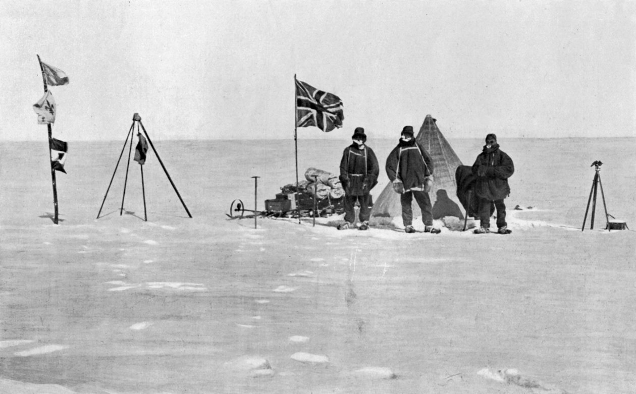 Shackletonin leiri, Etelämanner, joulupäivä 1908 tekijältä Unbekannt