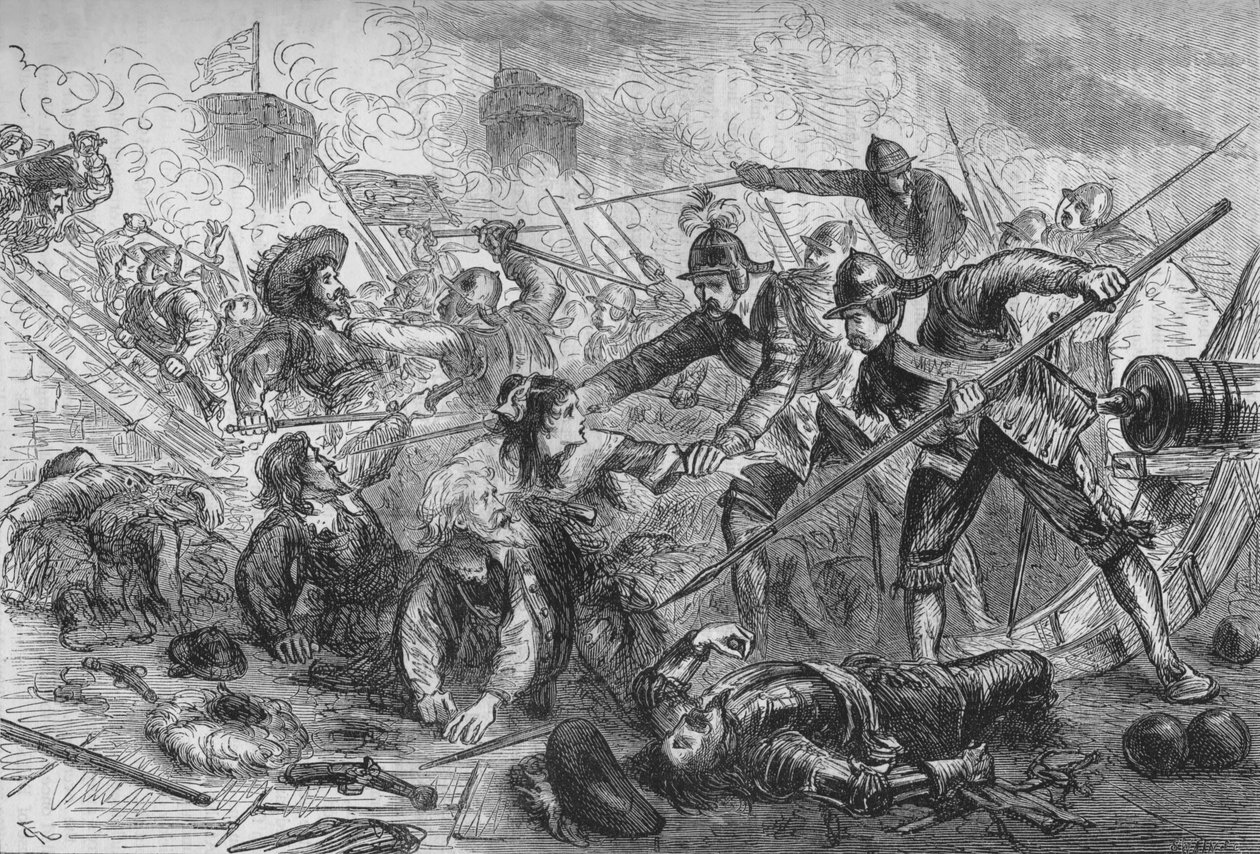 Basing Housen piiritys, 1880 tekijältä Unbekannt