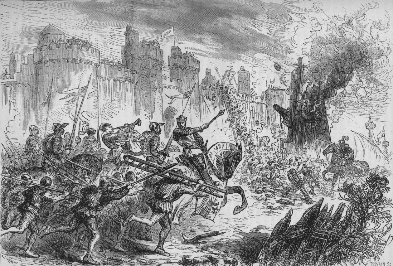 Berwickin piiritys, 1880 tekijältä Unbekannt