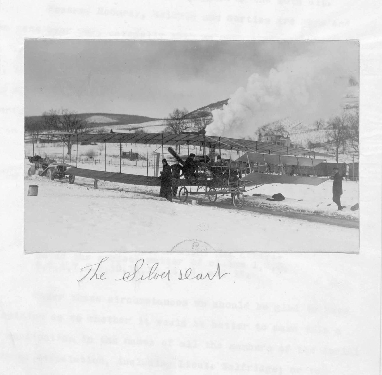 Alexander Graham Bellin hopeinen tikka AEA Drome nro 4, 1908 tekijältä Unbekannt