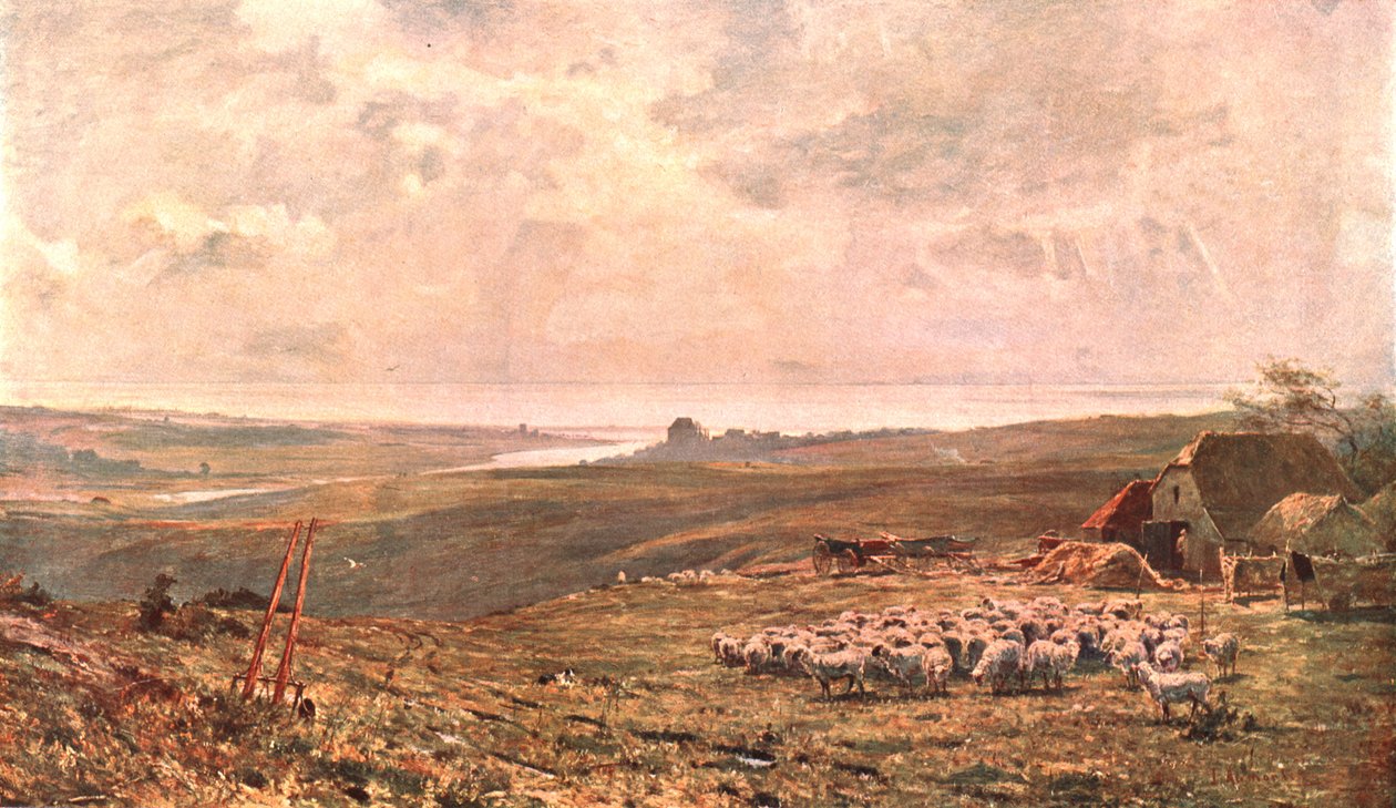 Pilven hopeinen vuoraus, 1890, c1902. tekijältä Unbekannt