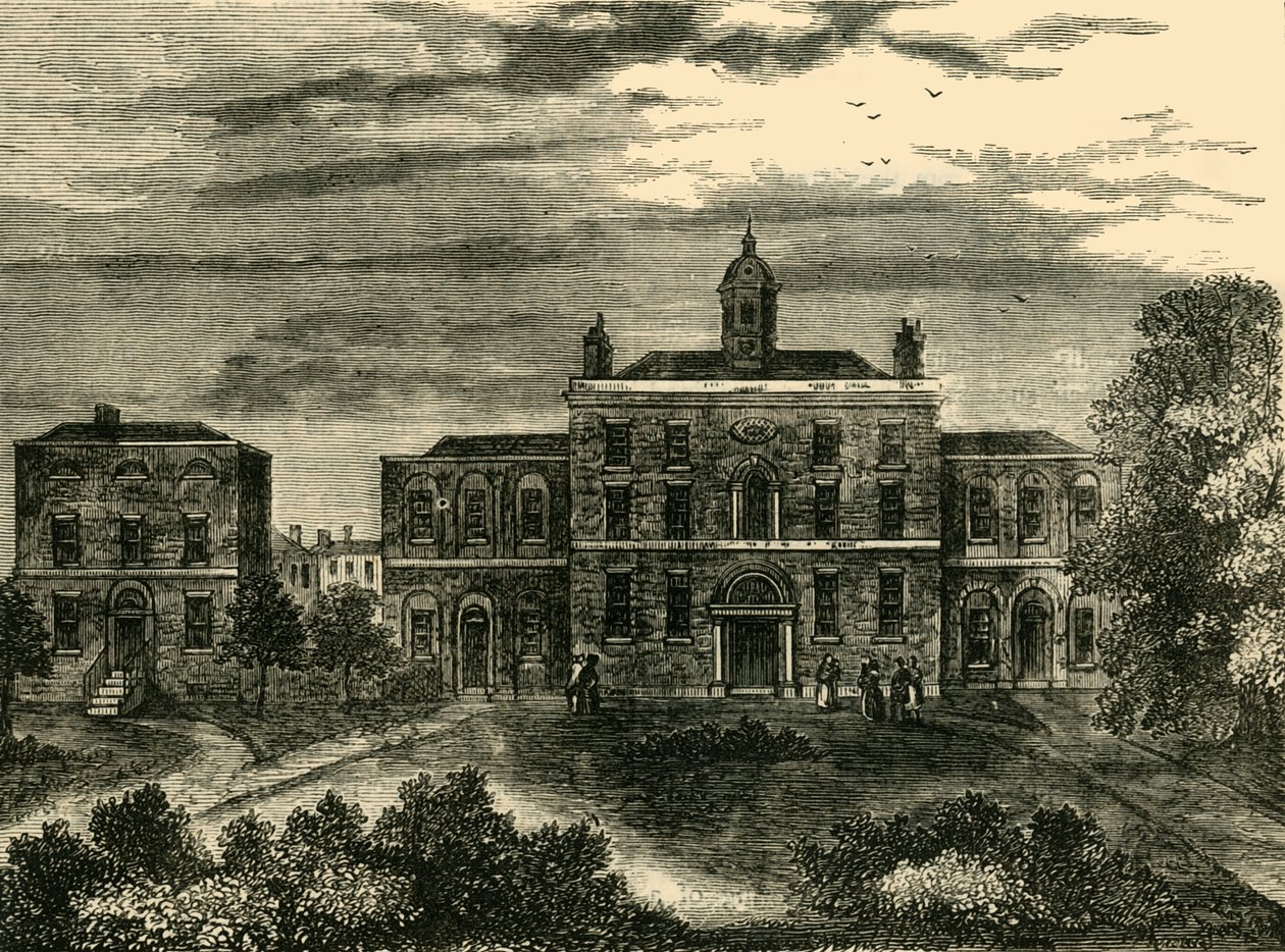 Small-pox Hospital, Kings Cross, vuonna 1800, n. 1876. tekijältä Unbekannt