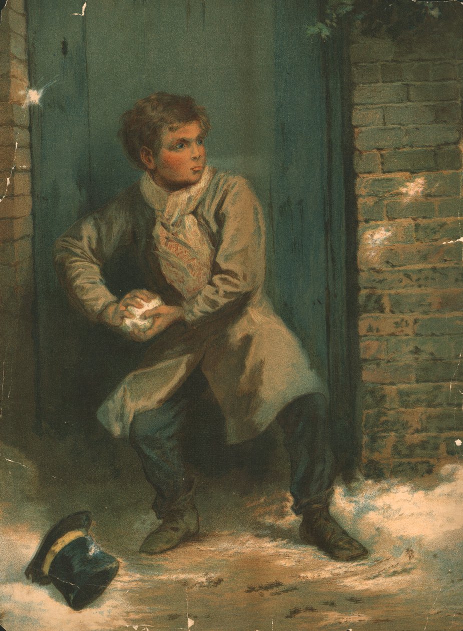 Lumipallo, 1800-luku tekijältä Unbekannt