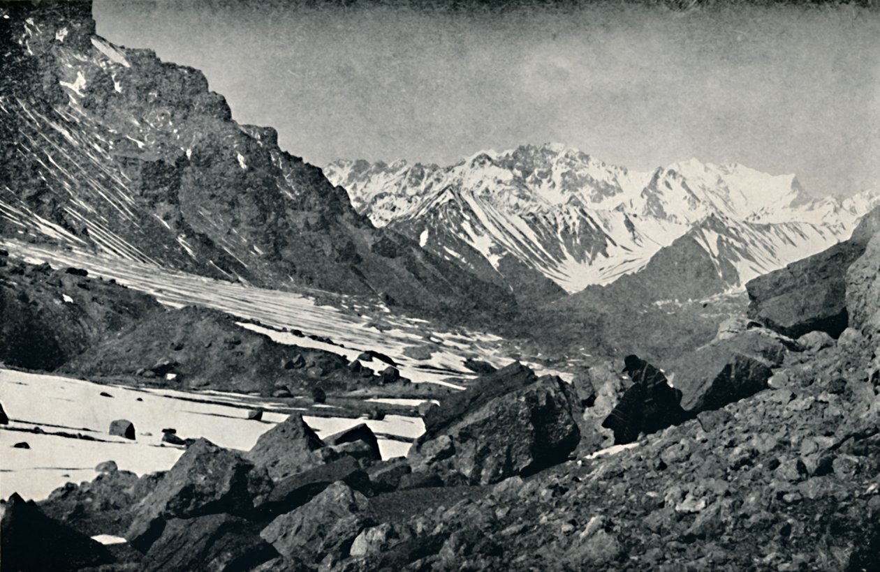 Aconcaguan eteläinen jyrkänne, 1911 tekijältä Unbekannt