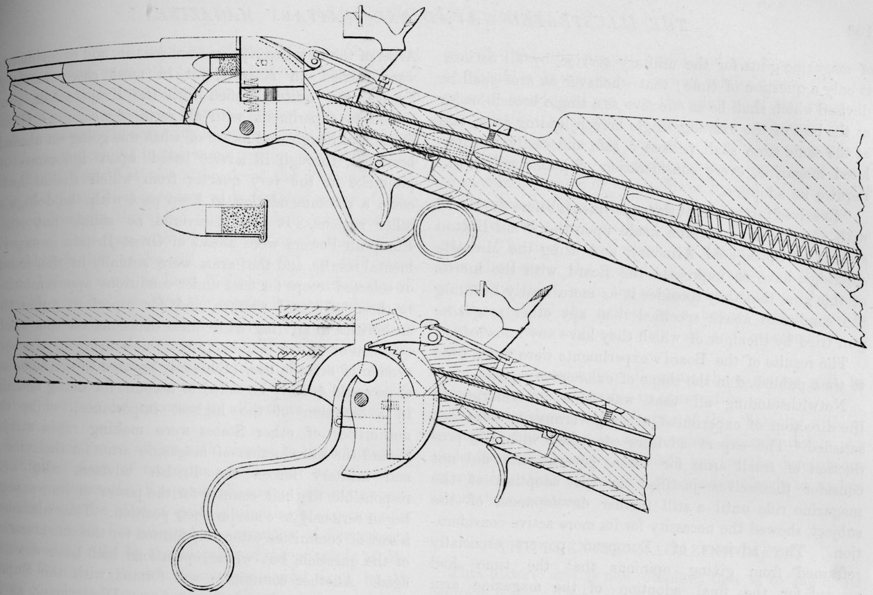 Amerikan sisällissodassa käytetty Spencer Magazine -ase, 1884 tekijältä Unbekannt