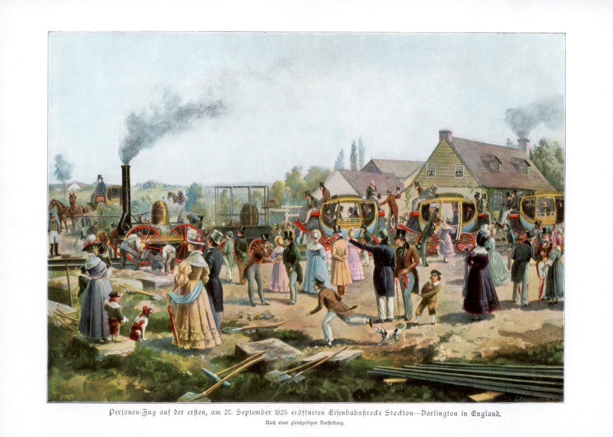 Stockton & Darlington Railway, 1825 1900 tekijältä Unbekannt