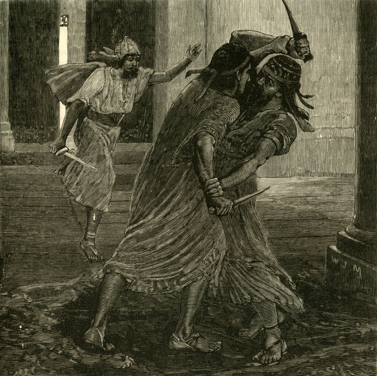Gomatesin ja Gobryasin taistelu, 1890. tekijältä Unbekannt