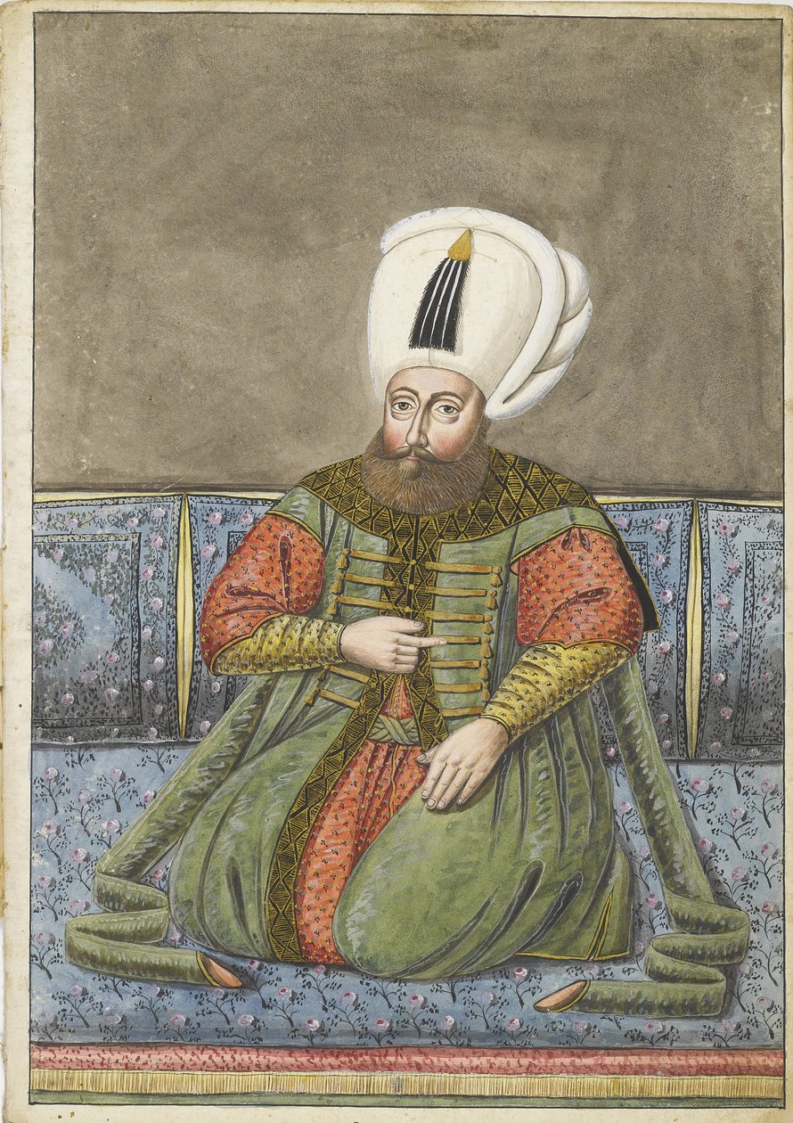 Sulttaani Osman I, 1800-luvun alku tekijältä Unbekannt