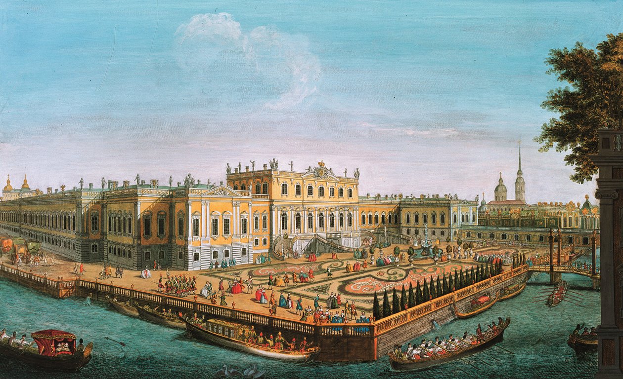 Kesäpalatsi Pietarissa, 1753 tekijältä Unbekannt