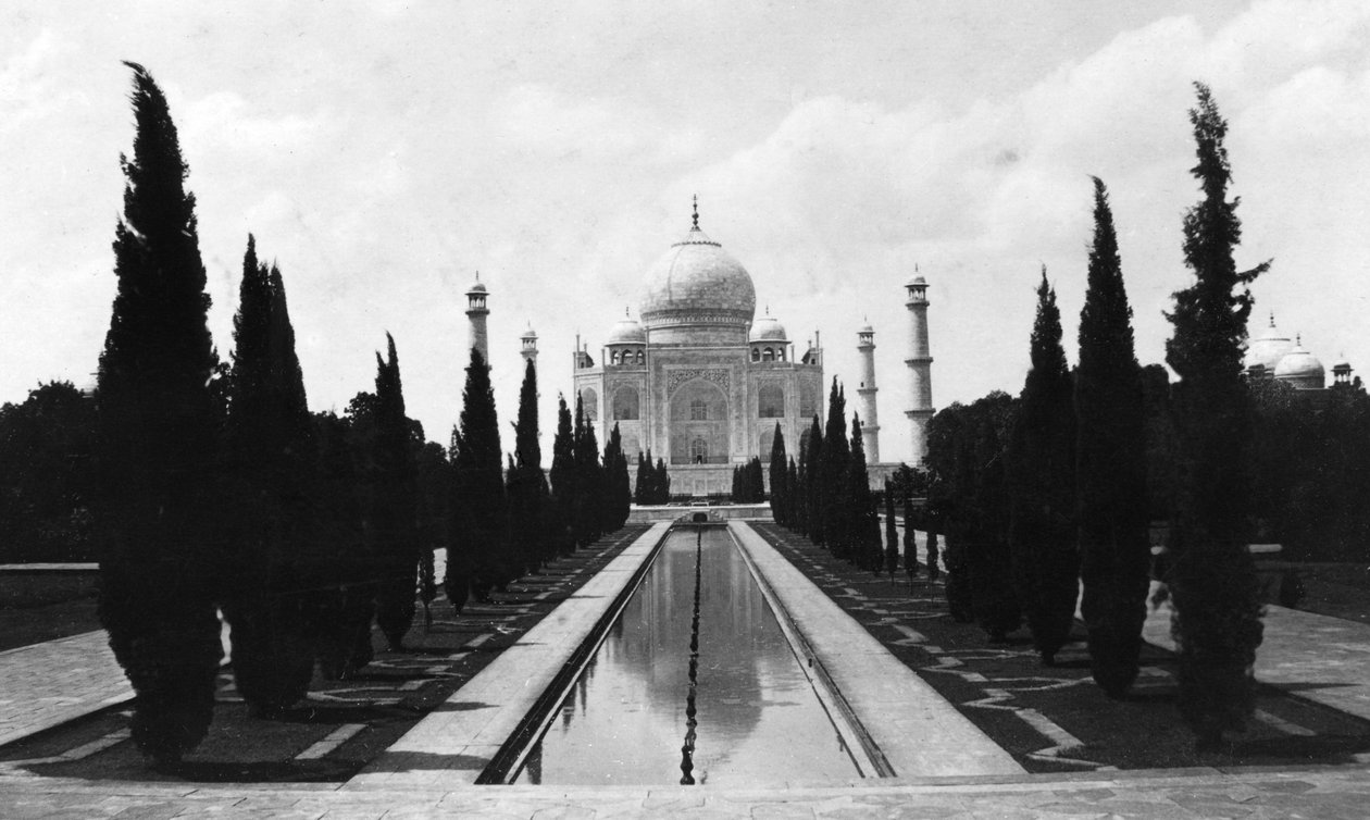 Taj Mahal, Agra, Intia, 1916–1917 tekijältä Unbekannt