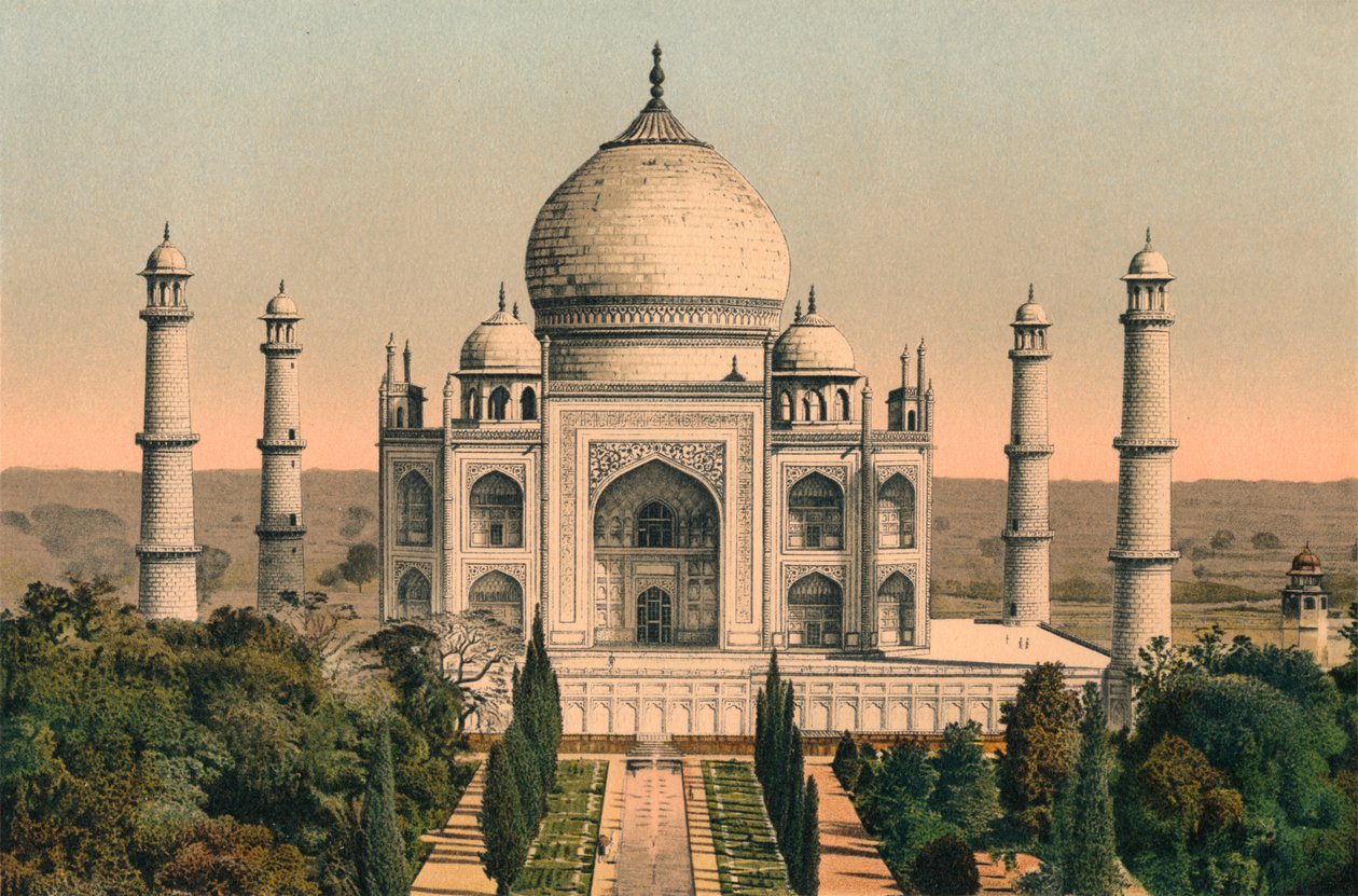 Taj Mahal Agrassa, c1895, 1904 tekijältä Unbekannt