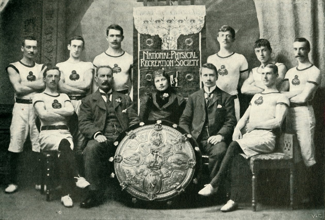 Team of Aberdeen Gymnasts, voittajat N.P.R.S. Challenge Shield, 1902. tekijältä Unbekannt