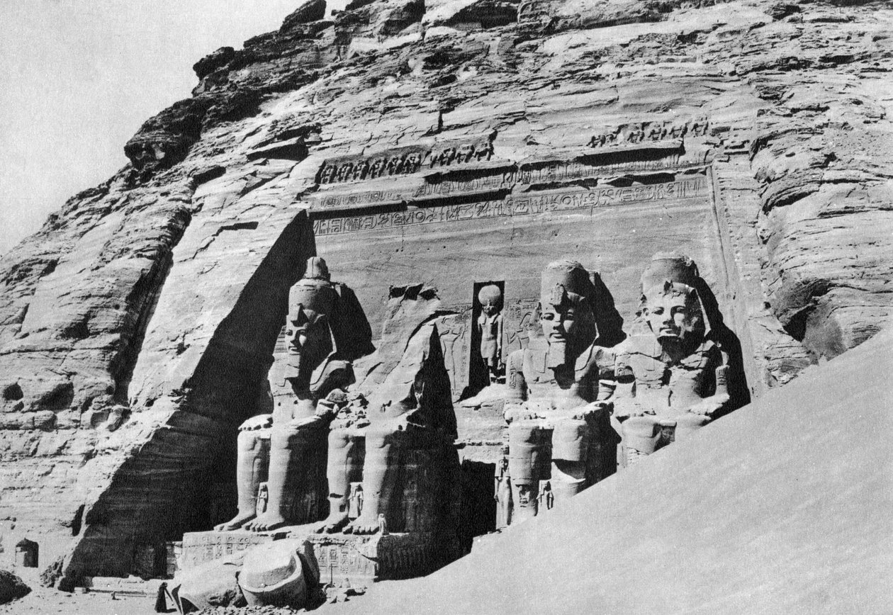 Abu Simbelin temppeli, Egypti, 1936 tekijältä Unbekannt
