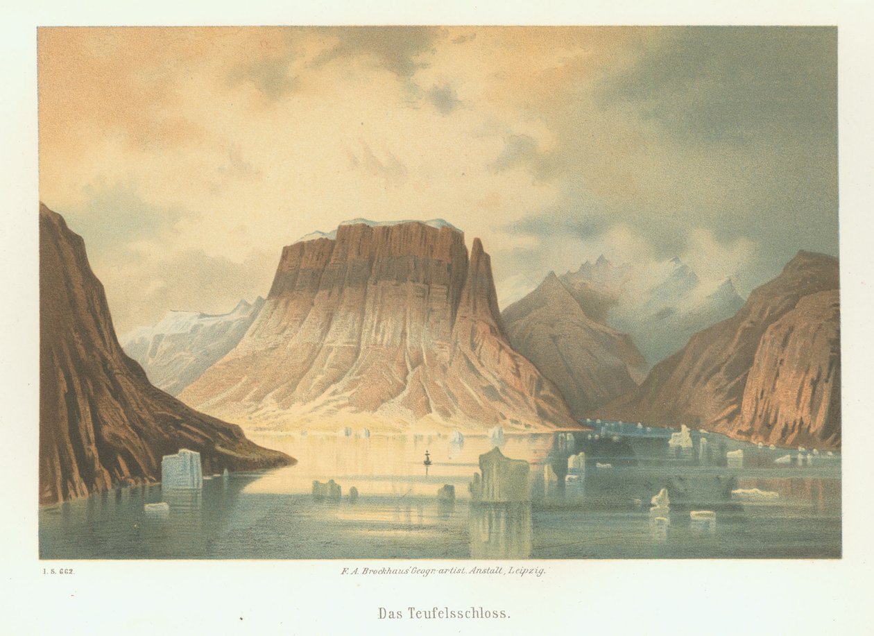 Teufelsschloss Kejser Franz Joseph Fjordissa. Toinen saksalainen pohjoisnapainen retkikunta Arktille tekijältä Unbekannt