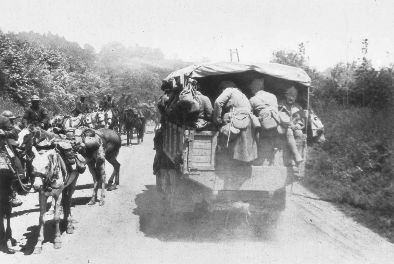 Kolmas Aisnen taistelu, Chemin des Dames, Ranska, 1918 tekijältä Unbekannt