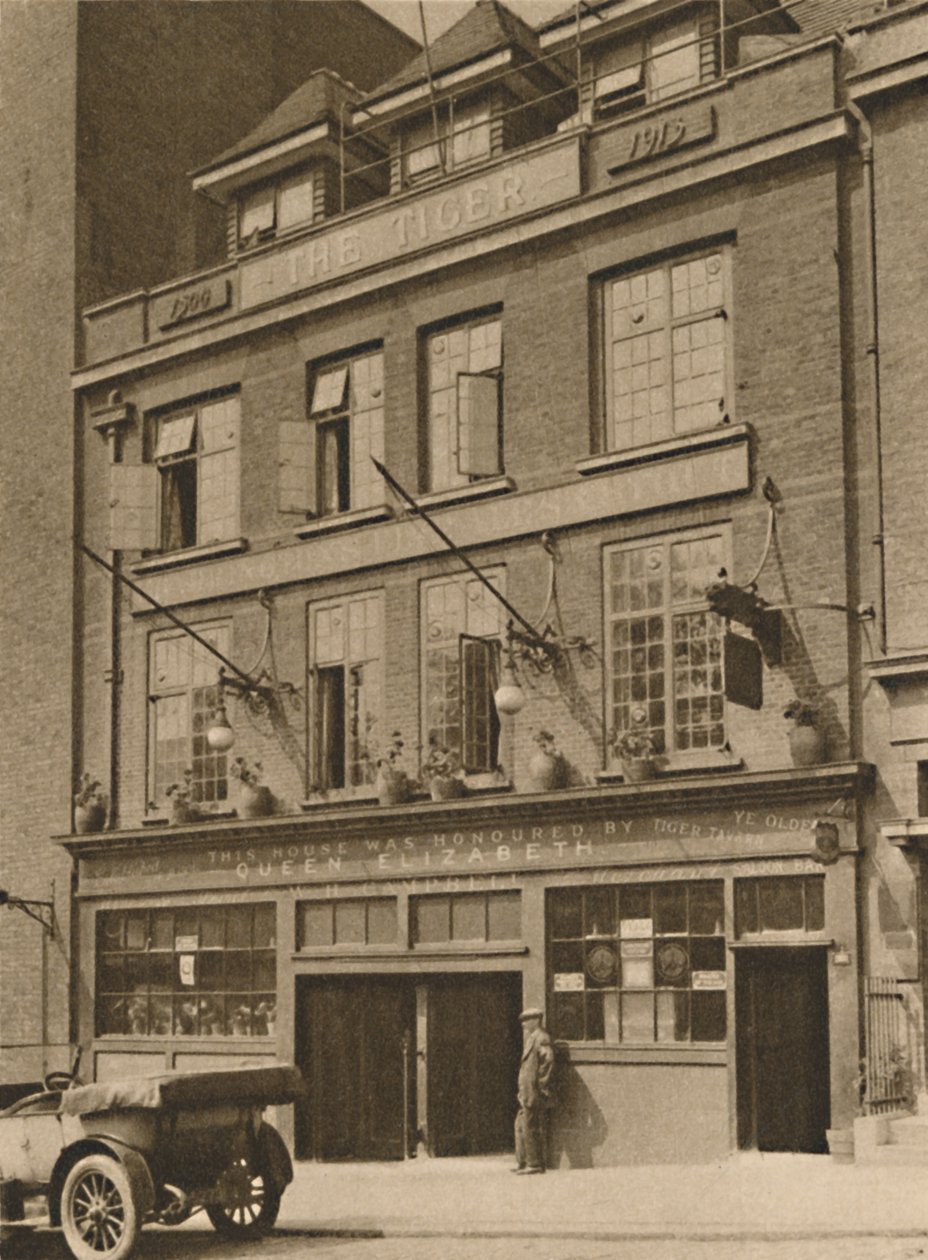 Tiger Tavern Tower Hillillä, vuodelta 1935. tekijältä Unbekannt