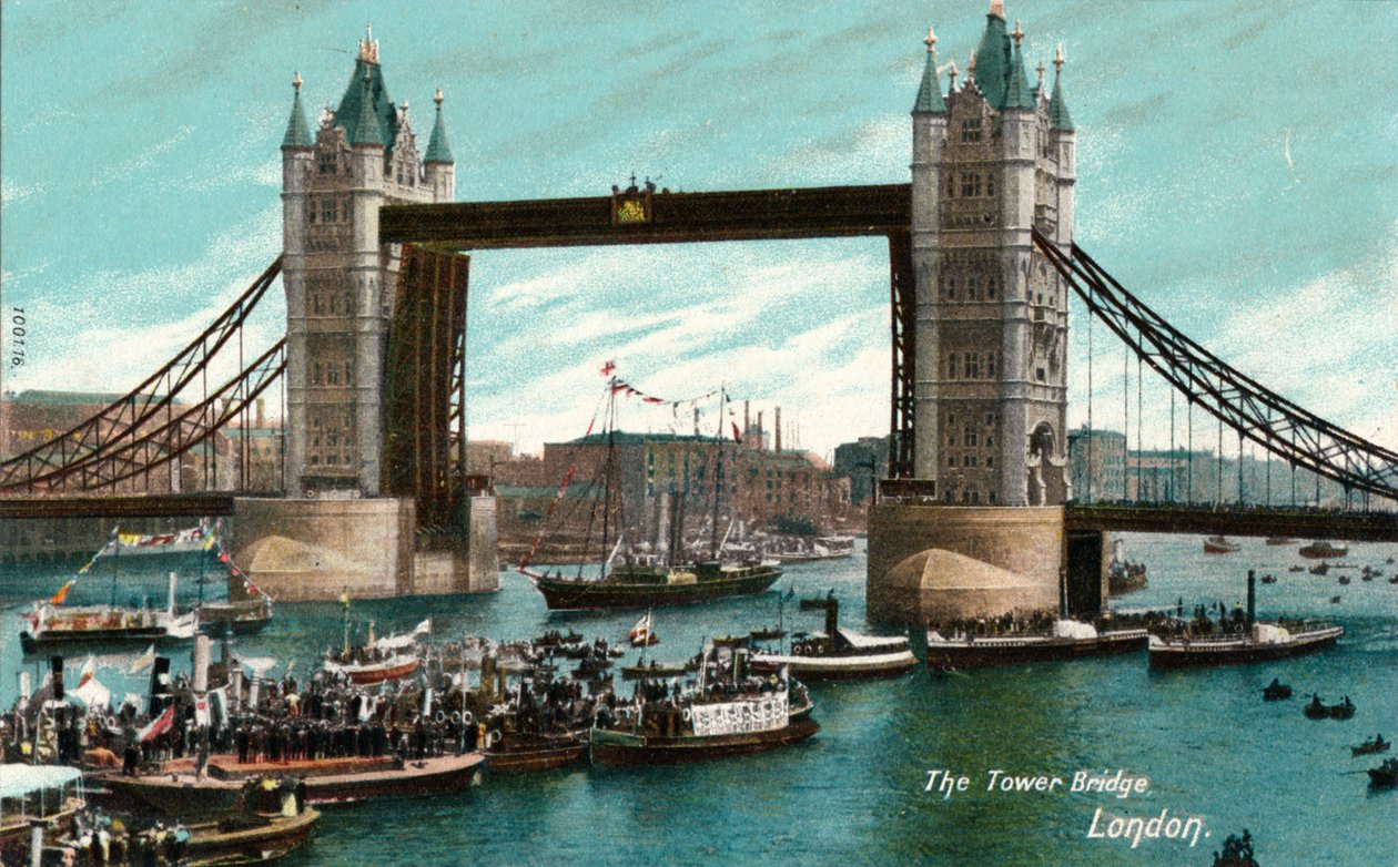 Tower Bridge, Lontoo, 1910 tekijältä Unbekannt