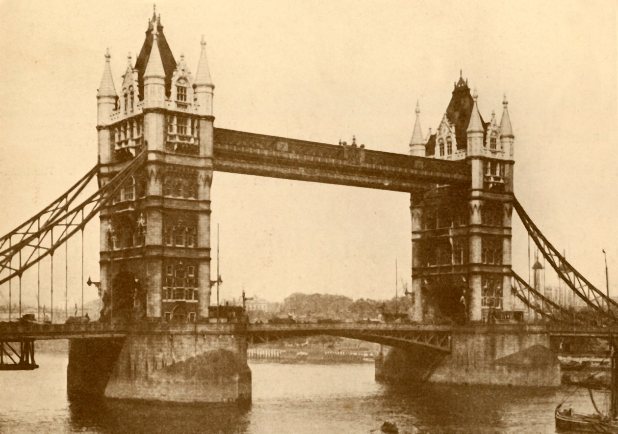 Tower Bridge, Lontoo, vuonna 1930. tekijältä Unbekannt