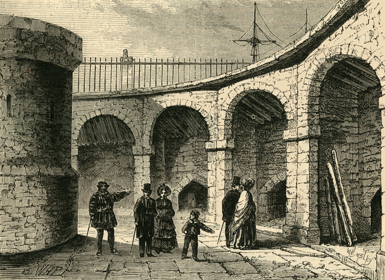 Tower Menagerie noin 1820, c1872. tekijältä Unbekannt