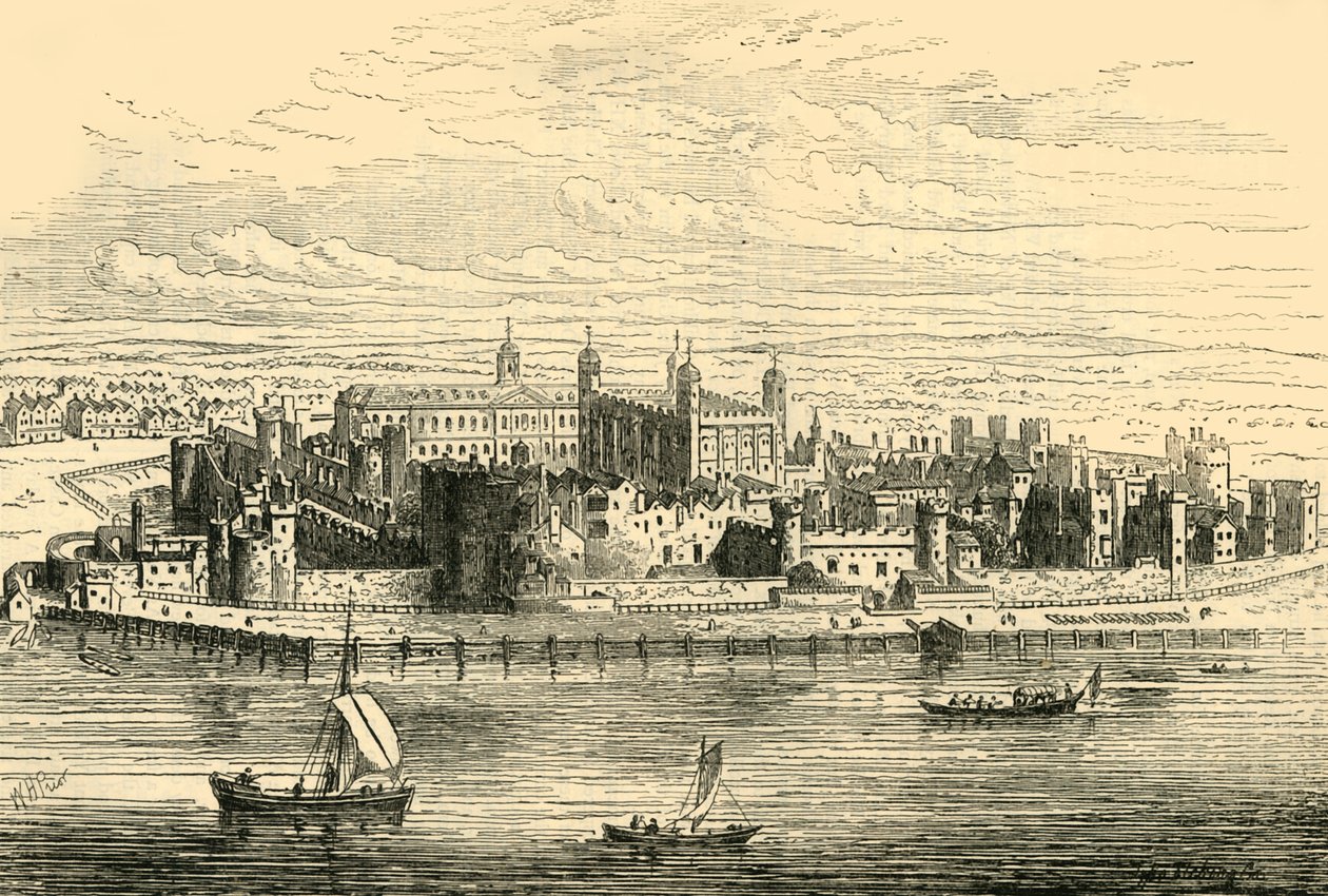 Lontoon Tower, vuodelta 1872. tekijältä Unbekannt