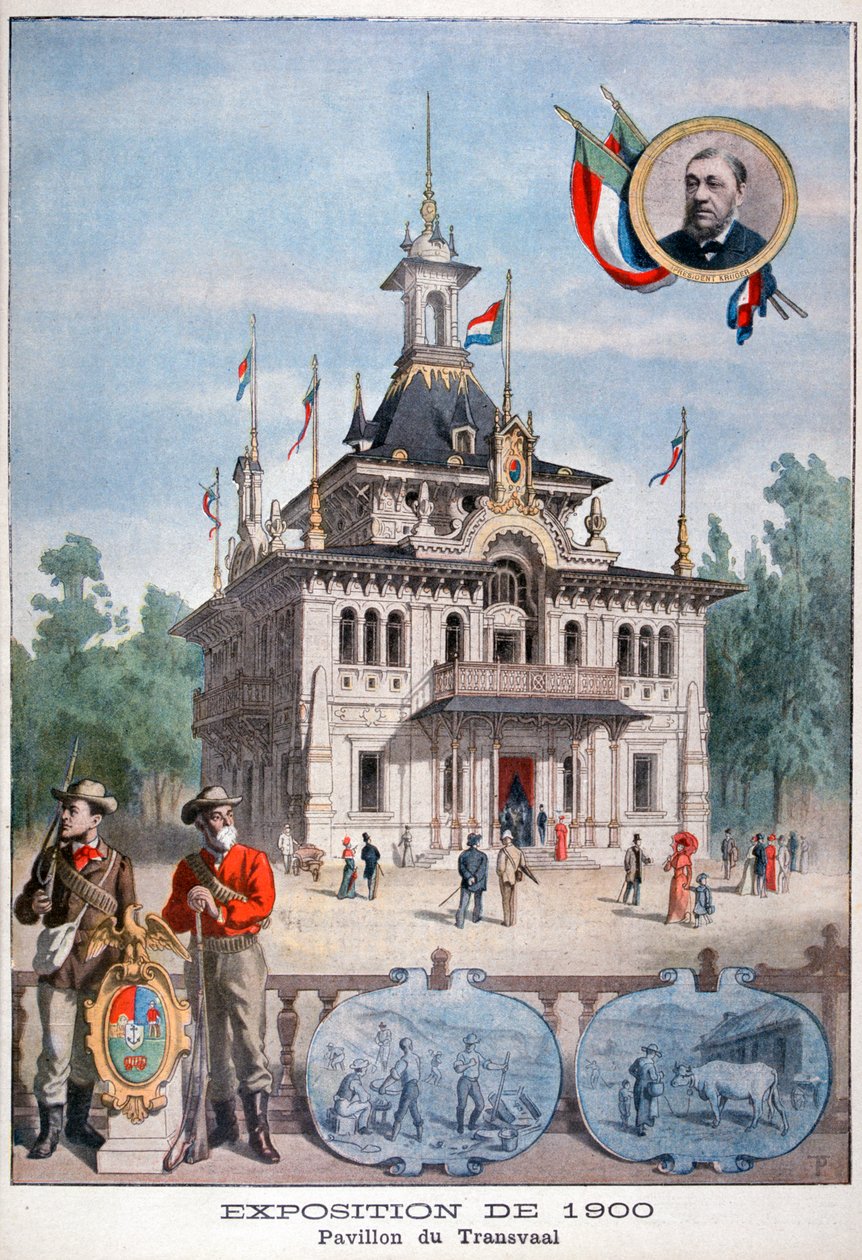 Transvaalin paviljonki vuoden 1900 yleisnäyttelyssä, Pariisi, 1900 tekijältä Unbekannt