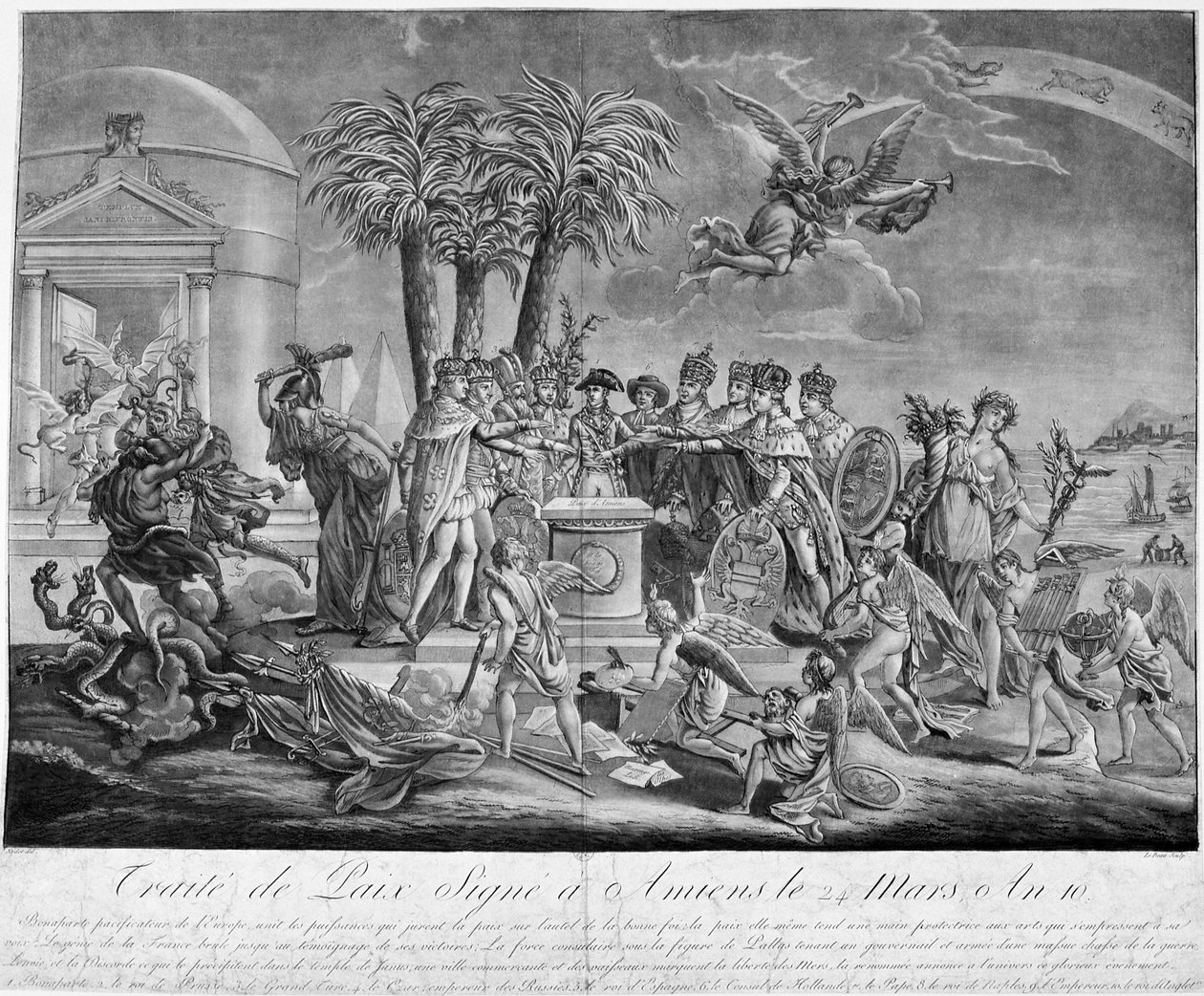 Amiensin sopimus, 25. maaliskuuta 1802, 1800-luku tekijältä Unbekannt