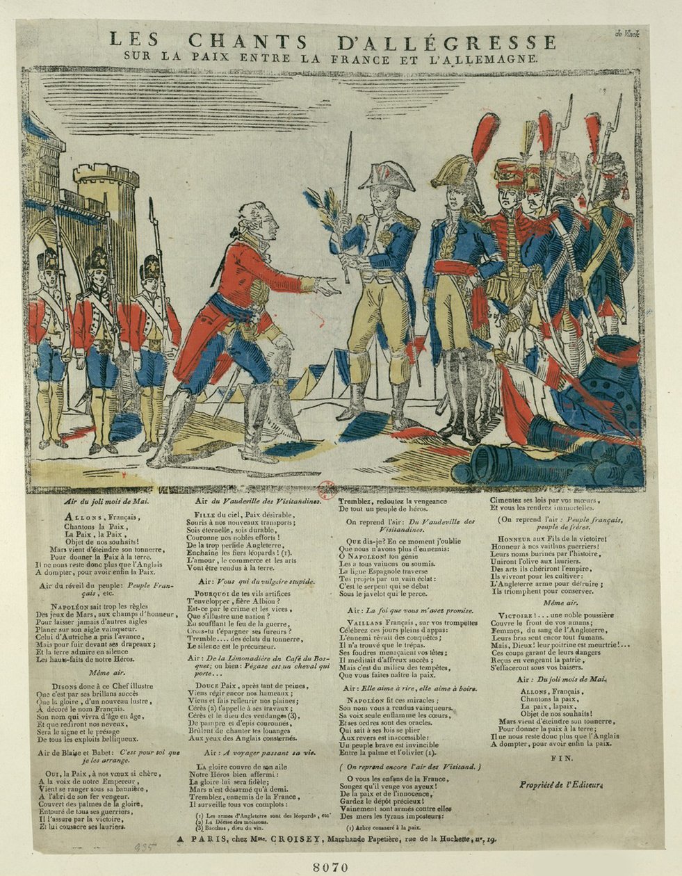 Pressburgin rauhansopimus, 1805 tekijältä Unbekannt