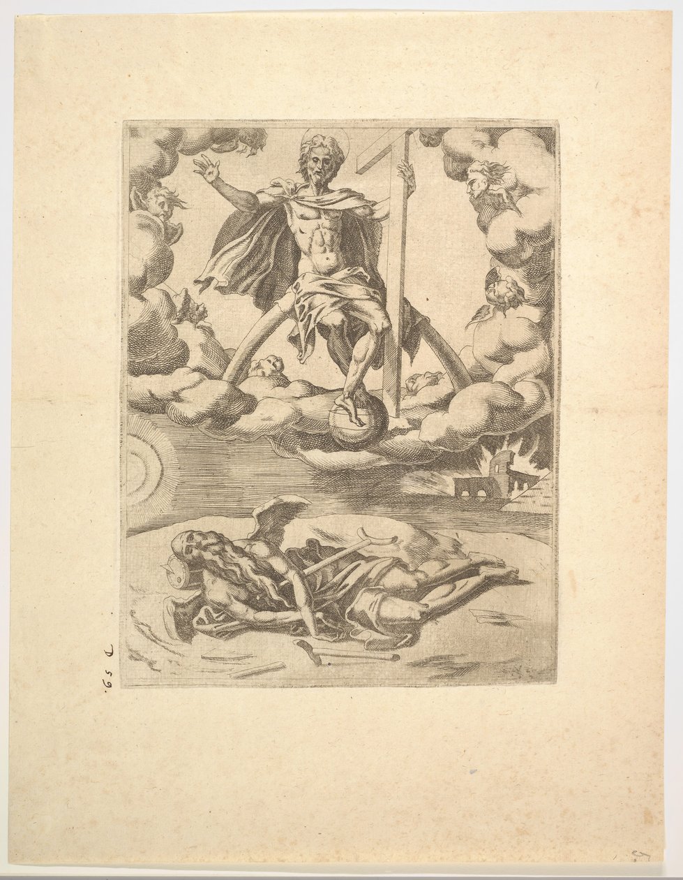 Jumalallisuuden voitto tai ikuisuus elokuvista Petrarchin voitto, n. 1548-49. tekijältä Unbekannt
