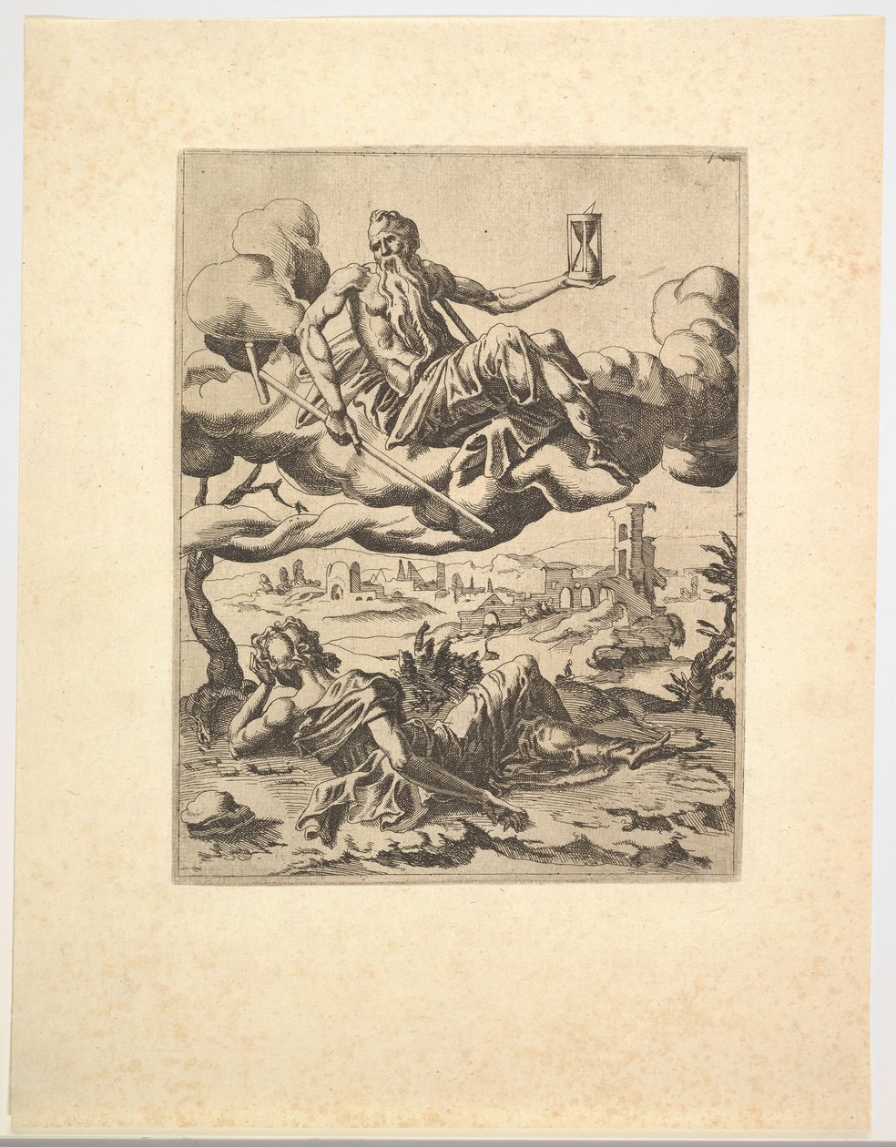 The Triumph of Time from The Triumphs of Petrarch, n. 1548-49. tekijältä Unbekannt