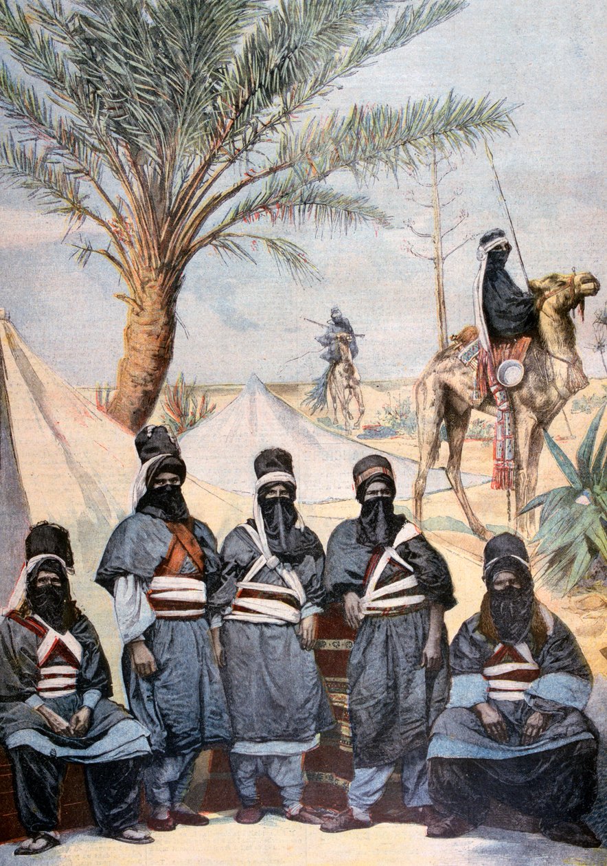 Tuareg-karavaani Winter Velodromessa, Pariisissa, 1894 tekijältä Unbekannt