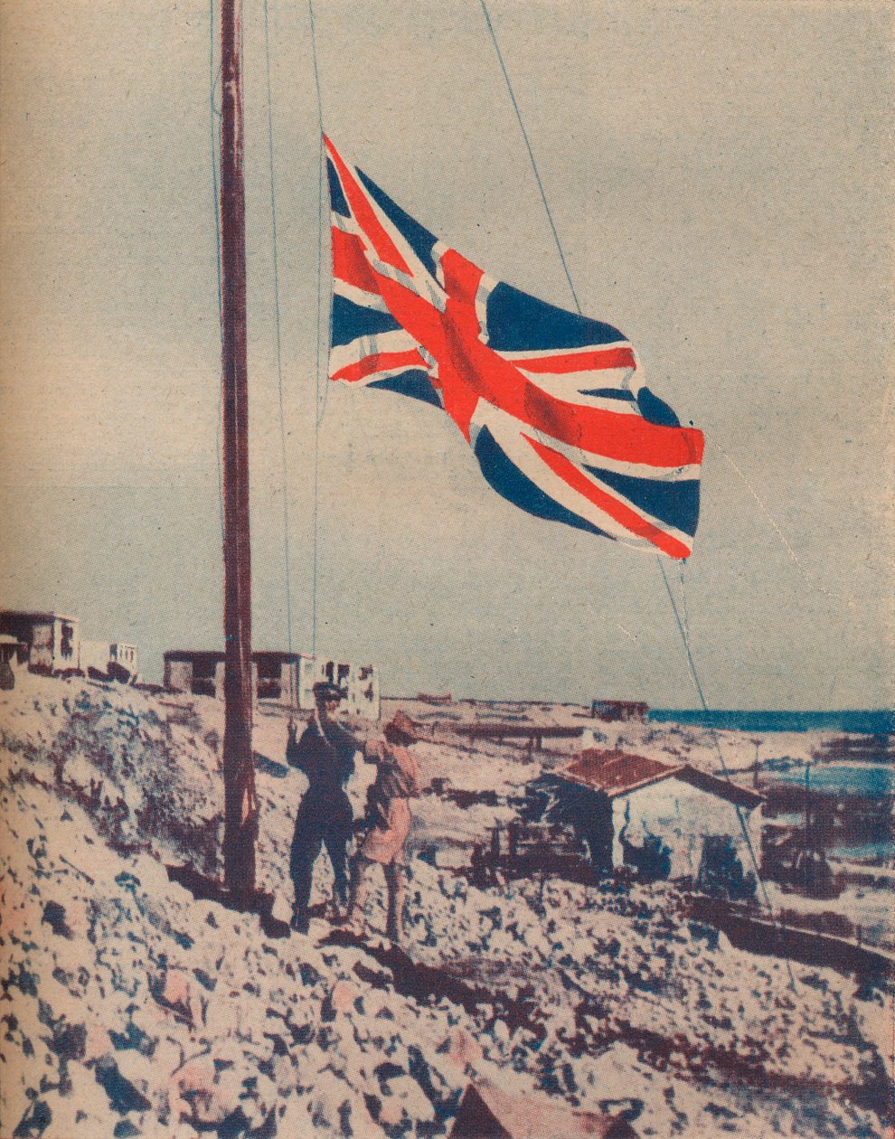 Union Jack lentää Tobrukin yli, 1942 tekijältä Unbekannt
