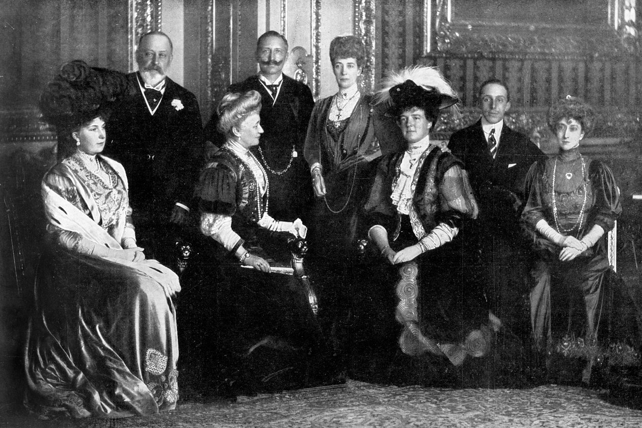Ainutlaatuinen ja keisarillinen kuninkaallinen kokoontuminen Windsorissa, 1910 tekijältä Unbekannt