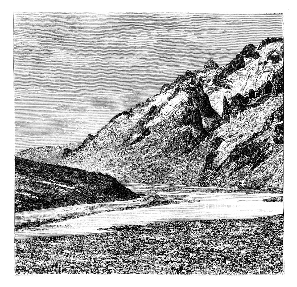 Ylä-Karakashin laakso, Kiina, 1895 tekijältä Unbekannt