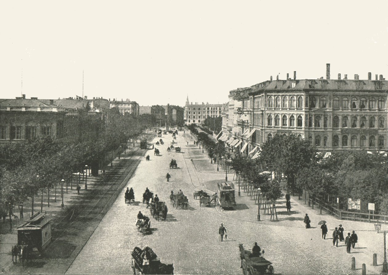 Vesterbrogade, Kööpenhamina, Tanska, 1895. tekijältä Unbekannt
