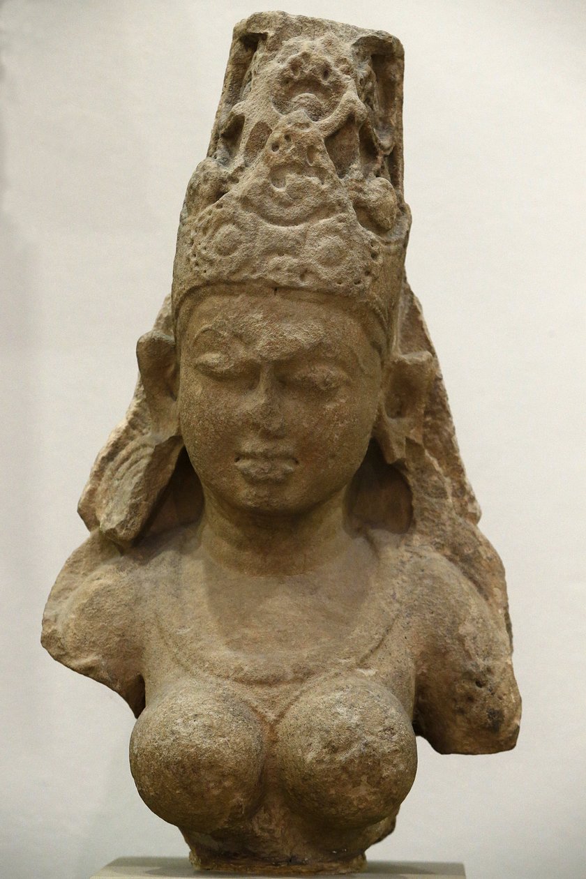 Victoria and Albert Museum. tonttu. 800-900. Pratiharan aikakausi. hiekkakivi. Keski-Intia (Madhya Pradesh). Yhdistynyt kuningaskunta tekijältä Unbekannt