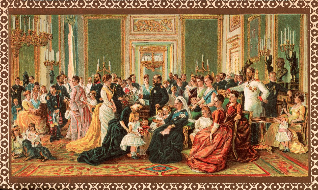 Viktoriaaninen kuninkaallinen perhe, 1887 tekijältä Unbekannt