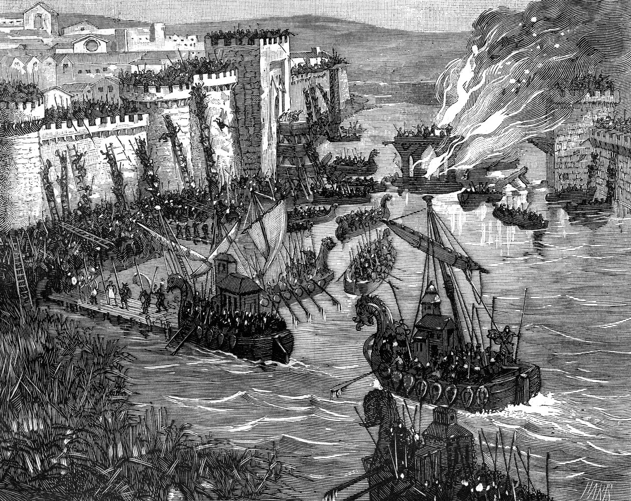 Viikinkien hyökkäys Pariisiin, 885 1882-1884 tekijältä Unbekannt