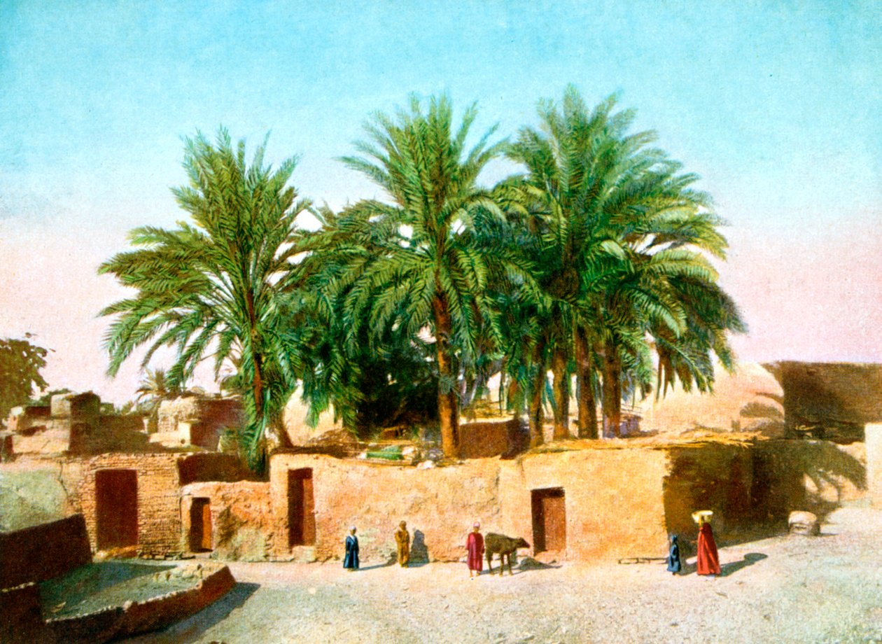 Karnakin kylä, Egypti, 1900-luku tekijältä Unbekannt