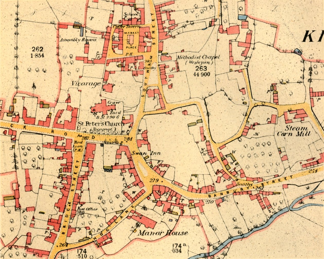 "El poble de Kineton, Warwickshire", 1885-1887, 1944. finlandès tekijältä Unbekannt