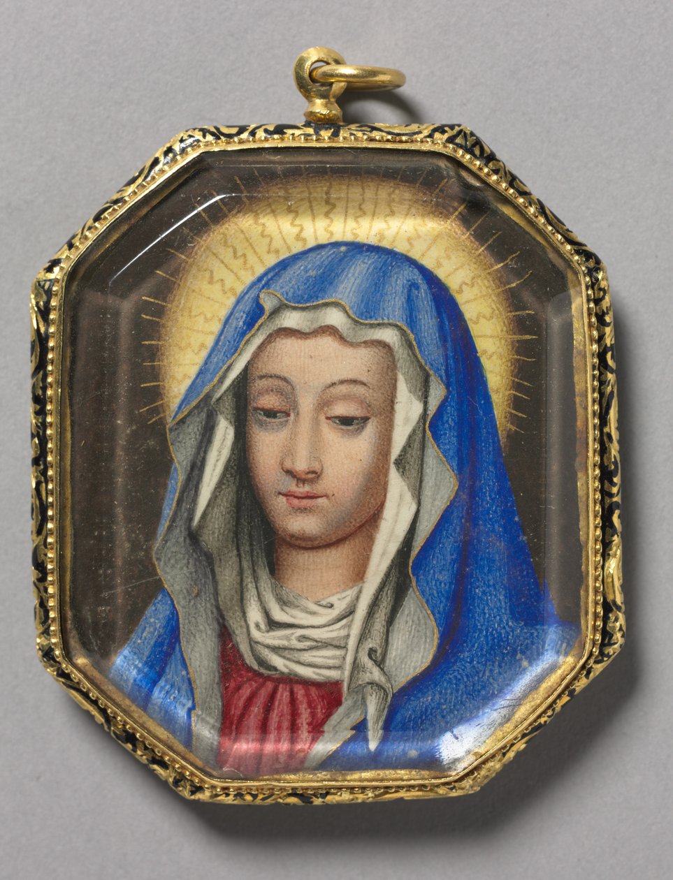 Neitsyt ja pyhä Franciscus Kristuksen lapsen kanssa, n. 1660. tekijältä Unbekannt