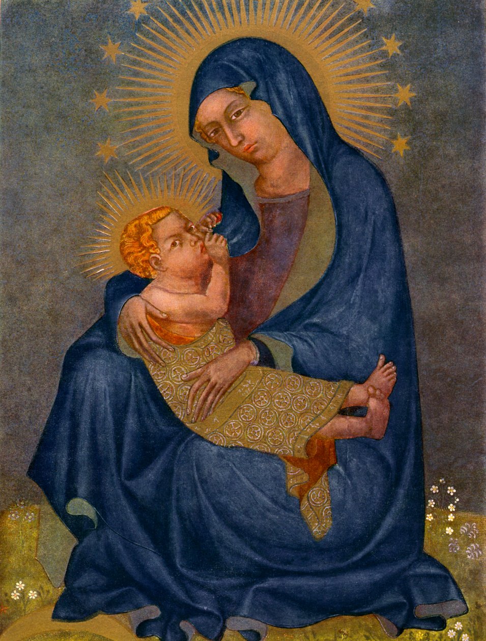 Sateiden Vysehrad Madonna, c1360 1955 tekijältä Unbekannt