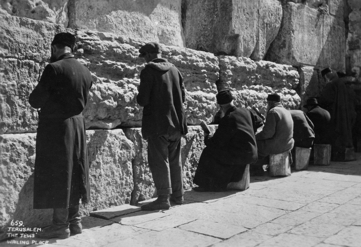 Ittumuuri, Jerusalem, 1920-c1930-luku tekijältä Unbekannt